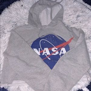 NASA cropped sweater